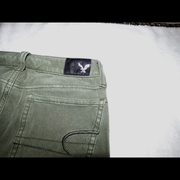 American Eagle Army Green Jeggings - Picture 5 of 6